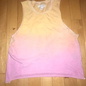 Ombré crop top